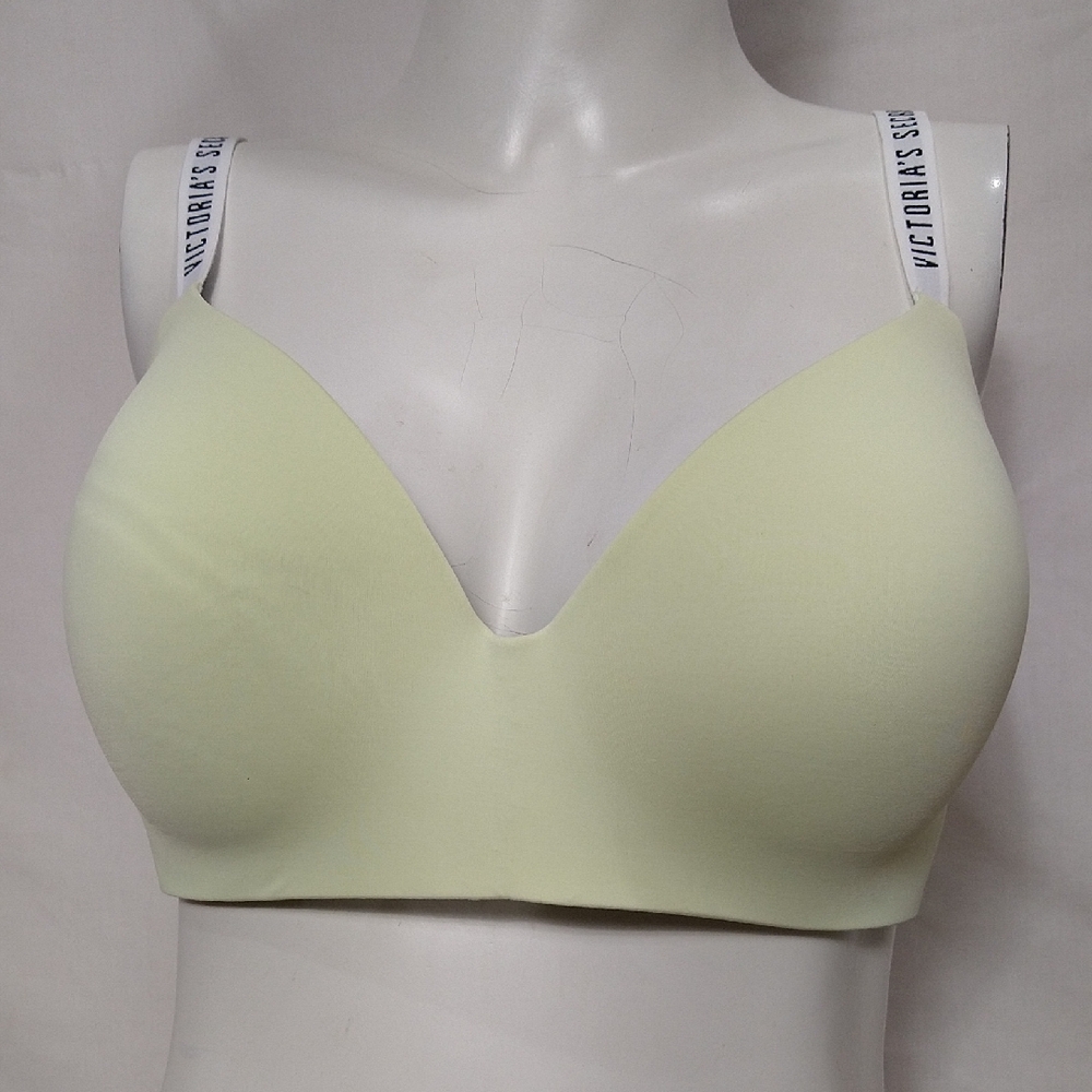 Victoria's Secret Size 38D Light Yellow Wireless Bra